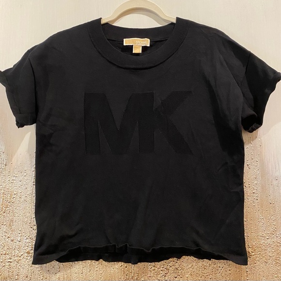 Michael Kors Tops - Michael Kors Black Logo Tee